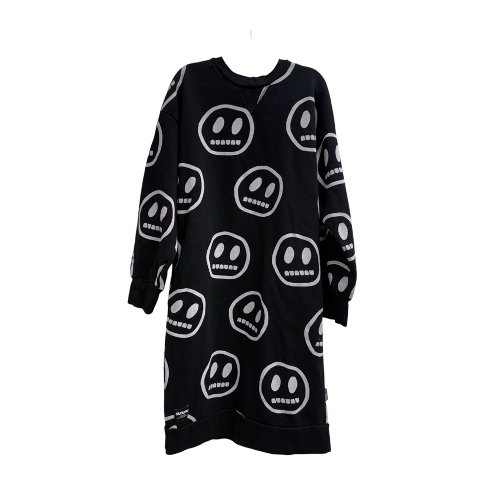 Nununu 10/11 black sweatshirt dress